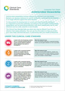 Consumer fact sheet Antimicrobia Stewardship