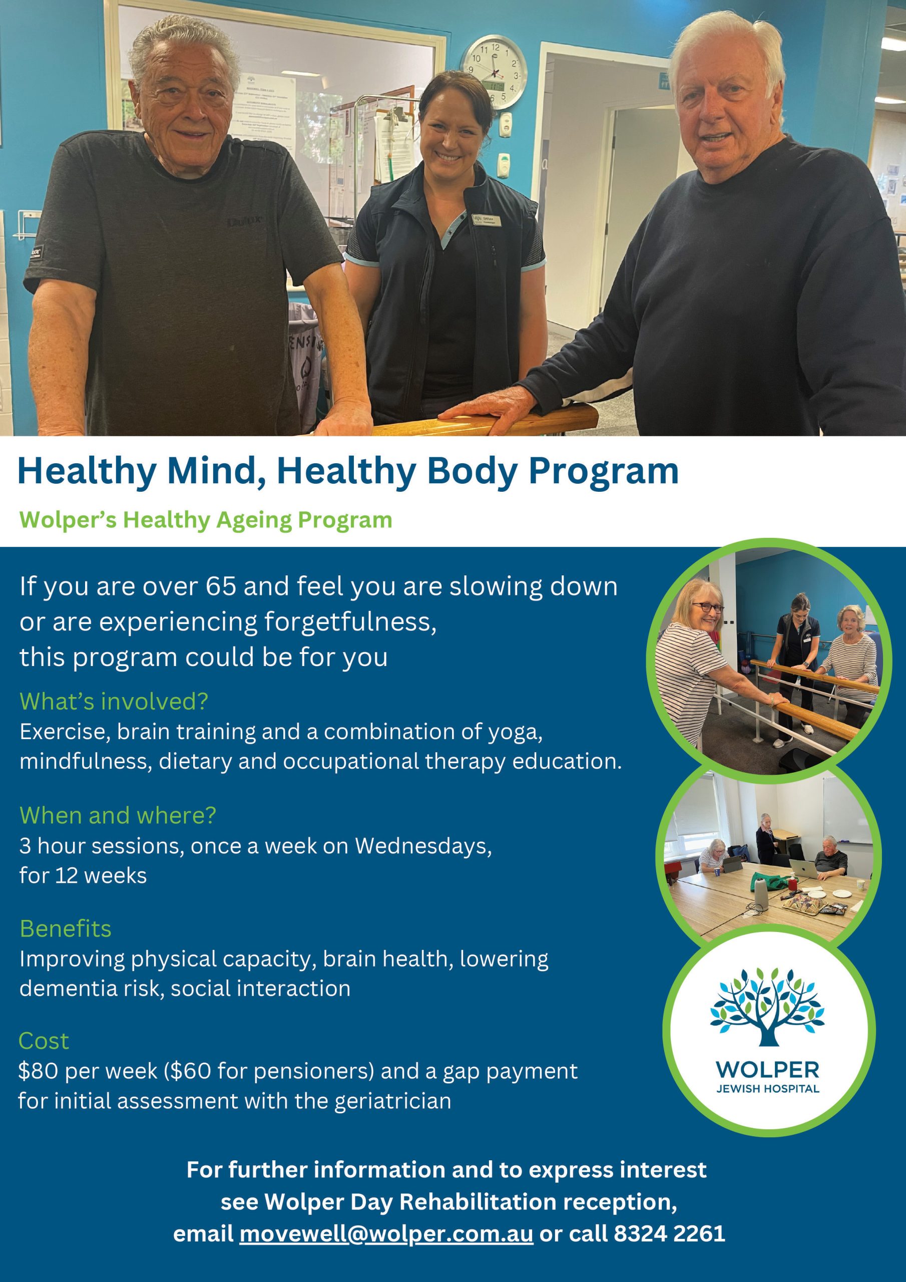 Healthy Mind, Healthy Body Program - Wolper Jewish Hospital